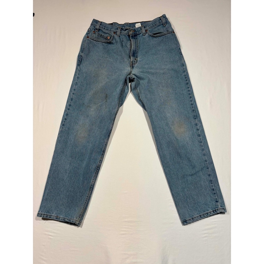 Vintage Levis 550 Relaxed Fit‎ Jeans Light Wash Made in USA Blue W36 L30 Denim